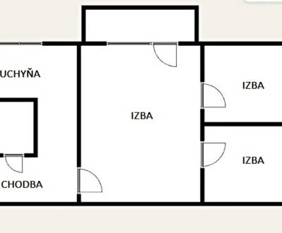 Kaufen 3-Zimmer-Wohnung, 3-Zimmer-Wohnung, Rúbanisko, Lučenec, Slowake