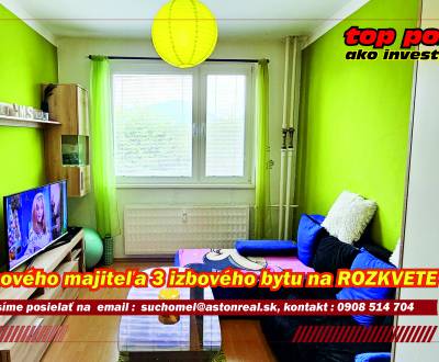 Kaufen 3-Zimmer-Wohnung, 3-Zimmer-Wohnung, ROZKVET, Považská Bystrica,