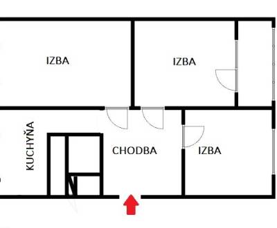 Kaufen 3-Zimmer-Wohnung, 3-Zimmer-Wohnung, M.R. Štefánika, Detva, Slow