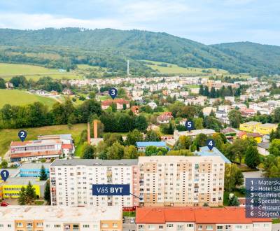 Kaufen 4-Zimmer-Wohnung, 4-Zimmer-Wohnung, Gen. L. Svobodu, Svidník, S