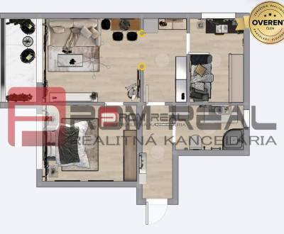 Kaufen 2-Zimmer-Wohnung, 2-Zimmer-Wohnung, Bratislavská, Ilava, Slowak