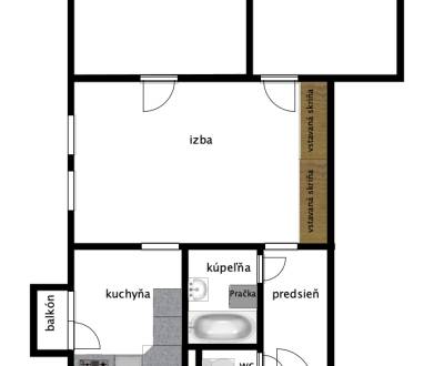 Kaufen 3-Zimmer-Wohnung, 3-Zimmer-Wohnung, Račianska, Bratislava - Nov