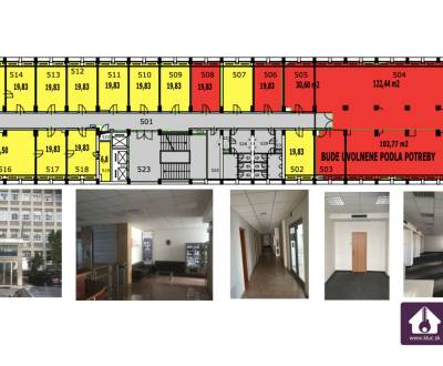 Moderne Büros ab 19m2 bis zu einem ganzen Stockwerk (600m2)