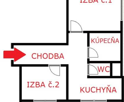 Kaufen 2-Zimmer-Wohnung, 2-Zimmer-Wohnung, Zvolen, Slowakei