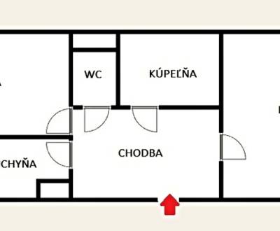 Kaufen 2-Zimmer-Wohnung, 2-Zimmer-Wohnung, Rybárska, Zvolen, Slowakei