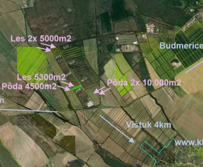 Kaufen landwirtsch. Grundstücke, landwirtsch. Grundstücke, Budmerice, 