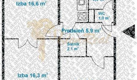 Kaufen 3-Zimmer-Wohnung, 3-Zimmer-Wohnung, Exnárova, Bratislava - Ruži