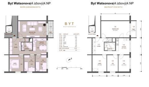 Kaufen 4-Zimmer-Wohnung, 4-Zimmer-Wohnung, Watsonova, Košice - Sever, 