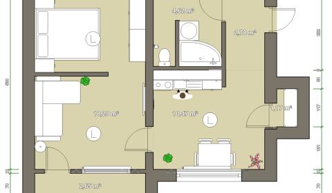 Kaufen 2-Zimmer-Wohnung, 2-Zimmer-Wohnung, Banská Bystrica, Slowakei