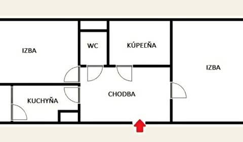 Kaufen 2-Zimmer-Wohnung, 2-Zimmer-Wohnung, Rybárska, Zvolen, Slowakei