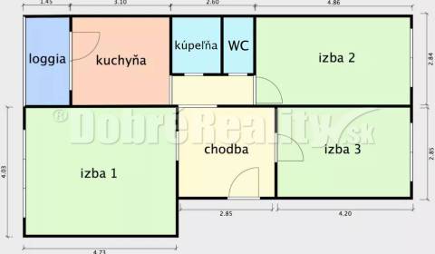 Kaufen 3-Zimmer-Wohnung, 3-Zimmer-Wohnung, M. Rázusa, Prievidza, Slowa