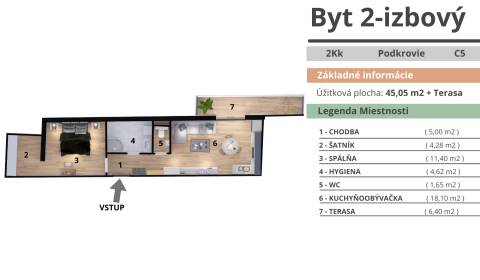 Kaufen 2-Zimmer-Wohnung, 2-Zimmer-Wohnung, Nitra, Slowakei