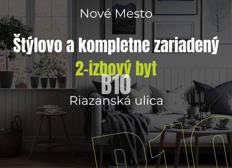 Bratislava - Nové Mesto 2-Zimmer-Wohnung Kaufen reality Bratislava - Nové Mesto