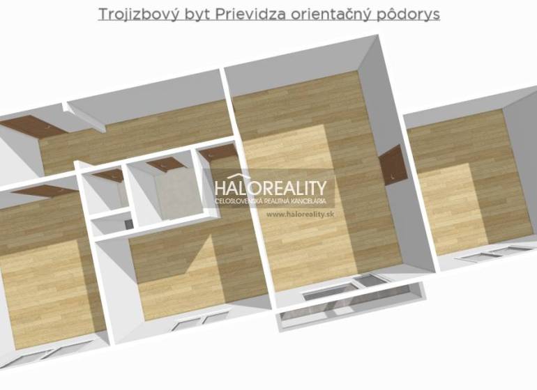 Prievidza 3-Zimmer-Wohnung Kaufen reality Prievidza