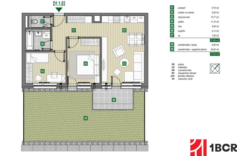 Kaufen 3-Zimmer-Wohnung, 3-Zimmer-Wohnung, Limbašská cesta, Pezinok, S