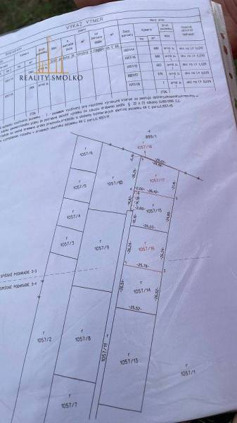 Široké landwirtsch. Grundstücke Kaufen reality Prešov