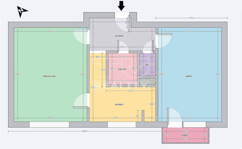 Bratislava - Rača 2-Zimmer-Wohnung Kaufen reality Bratislava - Rača