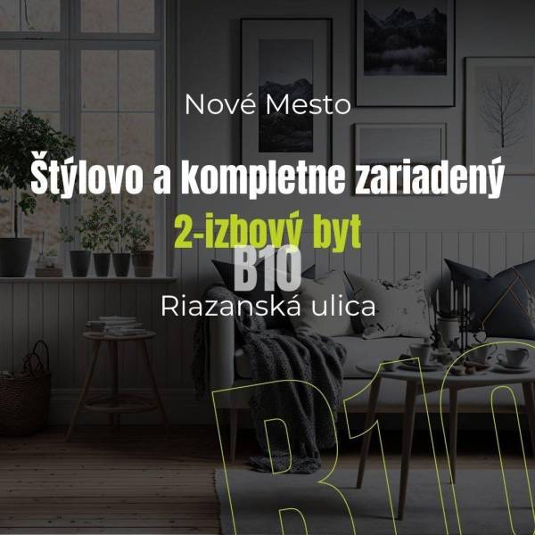 Bratislava - Nové Mesto 2-Zimmer-Wohnung Kaufen reality Bratislava - Nové Mesto