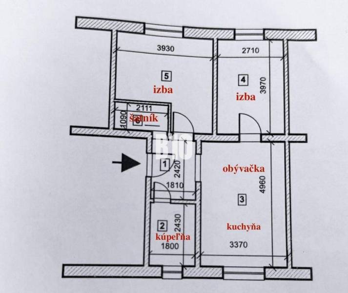 Nitra 3-Zimmer-Wohnung Kaufen reality Nitra