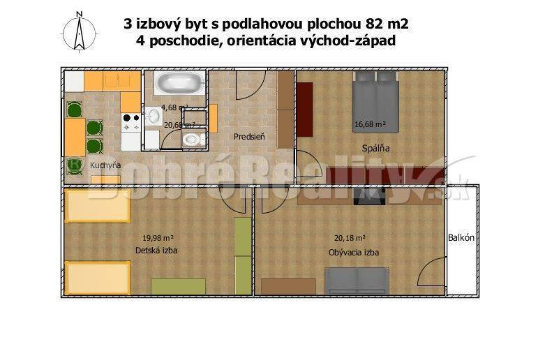 Brezno 3-Zimmer-Wohnung Kaufen reality Brezno