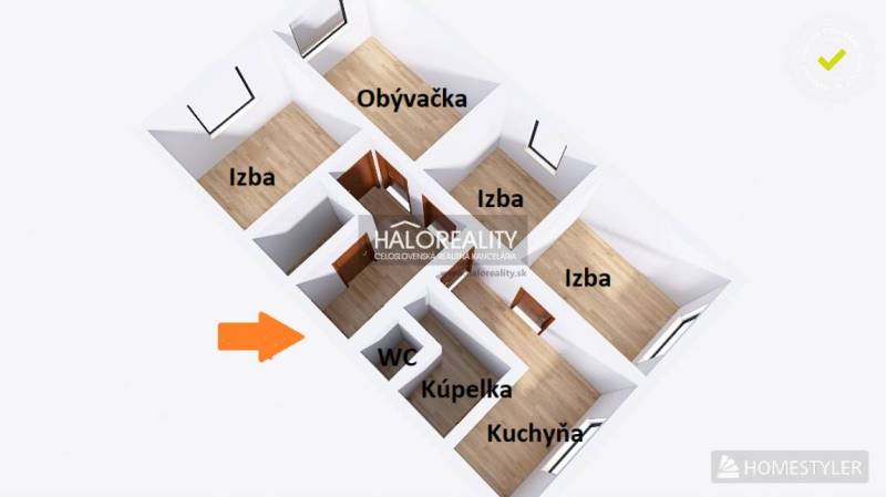 Piešťany 4-Zimmer-Wohnung Kaufen reality Piešťany