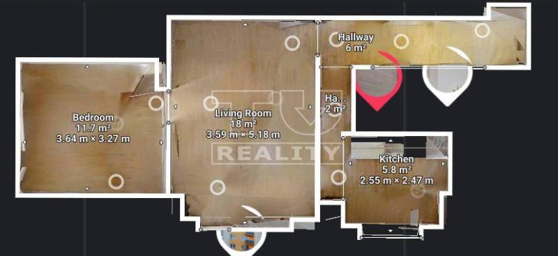 Dolný Kubín 2-Zimmer-Wohnung Kaufen reality Dolný Kubín